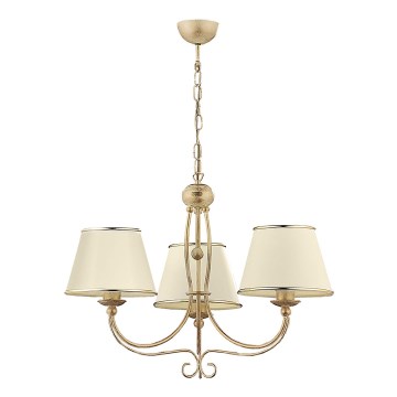 Jupiter 513 - LA-3-E - Pendant chandelier on a chain LAURA 3xE27/60W/230V