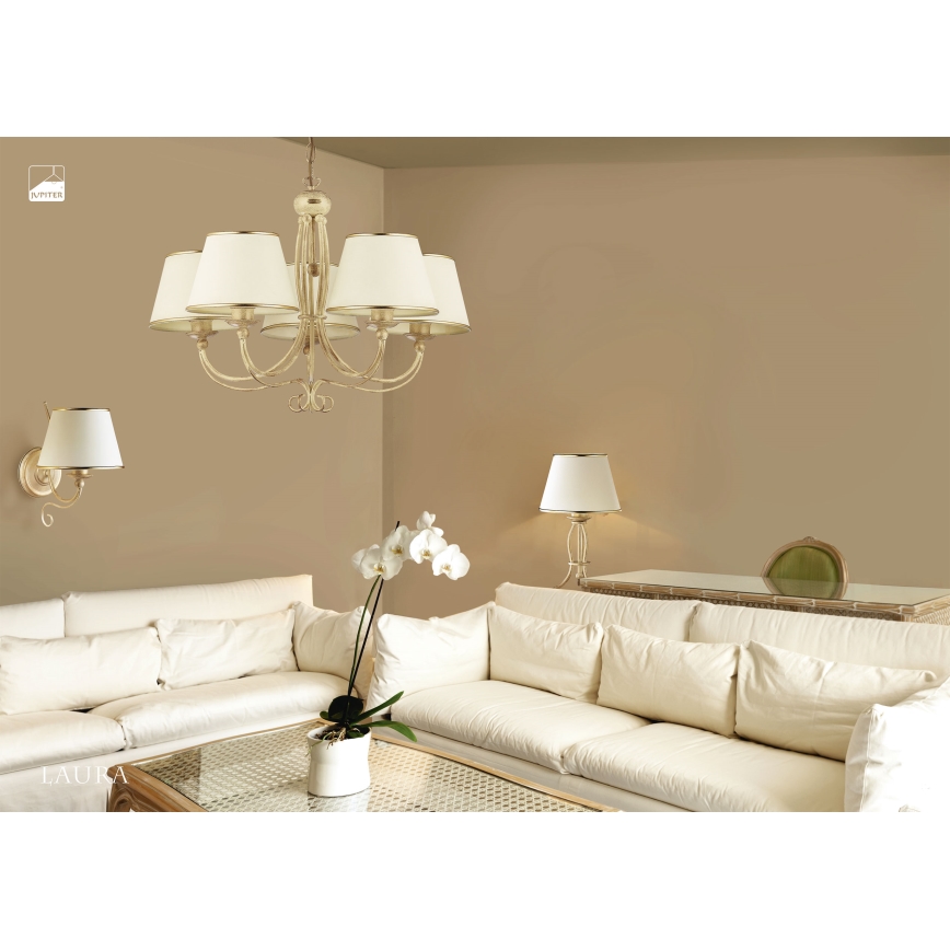 Jupiter 516 - LA-K-E  - Wall light LAURA 1xE27/60W/230V