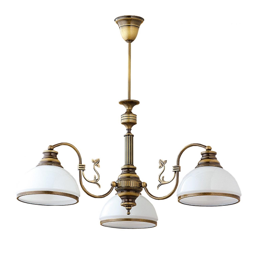 Jupiter 622 - ZU 3 - Pendant chandelier ZEUS 3xE27/60W/230V