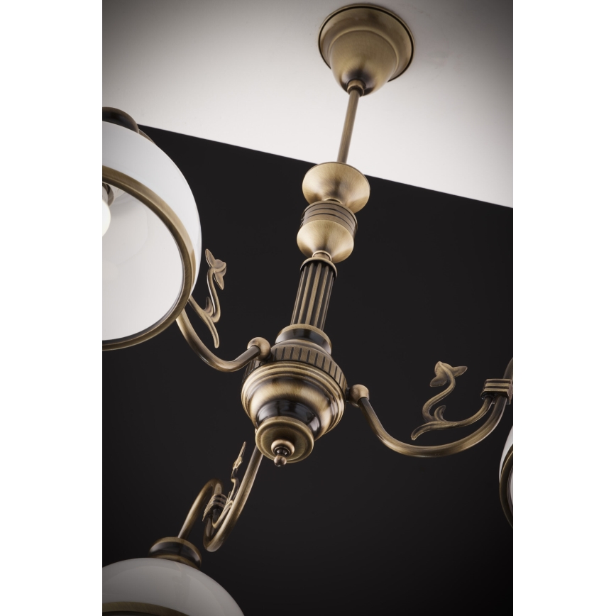 Jupiter 622 - ZU 3 - ZEUS 3-light rod-mounted chandelier 3xE27/60W/230V