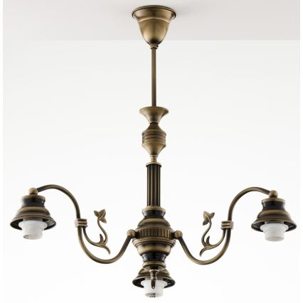 Jupiter 622 - ZU 3 - ZEUS 3-light rod-mounted chandelier 3xE27/60W/230V