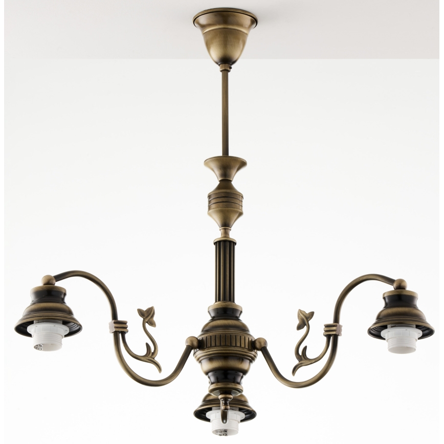 Jupiter 622 - ZU 3 - ZEUS 3-light rod-mounted chandelier 3xE27/60W/230V