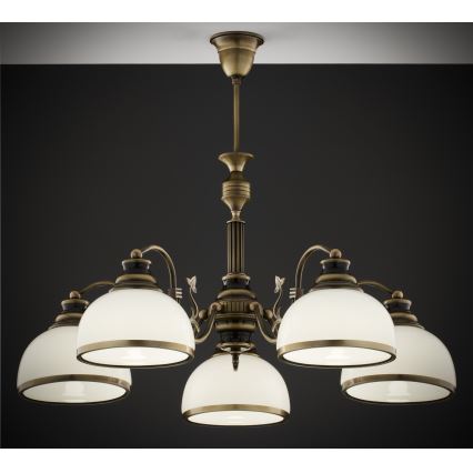 Jupiter 624 - ZU 5 - ZEUS 5-light rod chandelier 5xE27/60W/230V