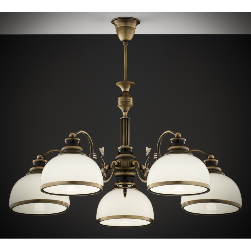 Jupiter 624 - ZU 5 - ZEUS 5-light rod chandelier 5xE27/60W/230V