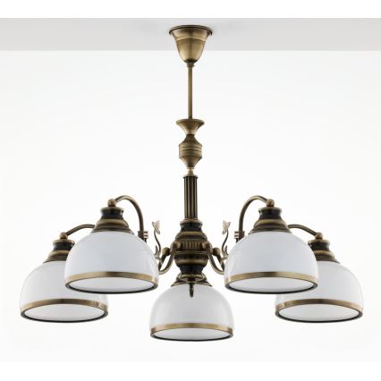 Jupiter 624 - ZU 5 - ZEUS 5-light rod chandelier 5xE27/60W/230V