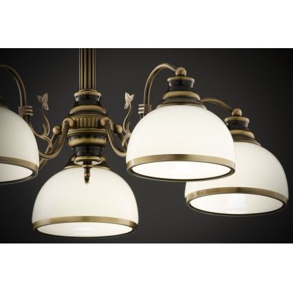 Jupiter 624 - ZU 5 - ZEUS 5-light rod chandelier 5xE27/60W/230V