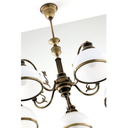 Jupiter 624 - ZU 5 - ZEUS 5-light rod chandelier 5xE27/60W/230V