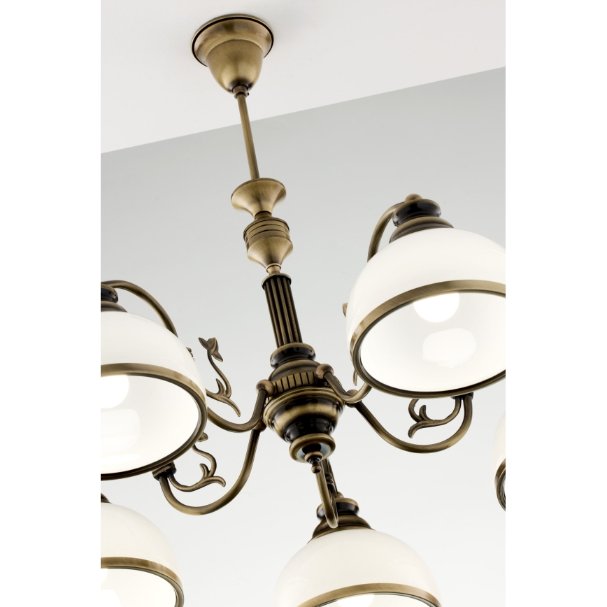 Jupiter 624 - ZU 5 - ZEUS 5-light rod chandelier 5xE27/60W/230V