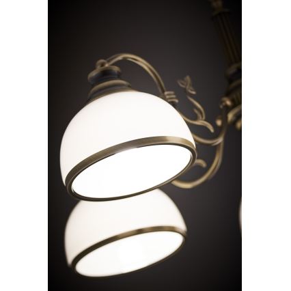 Jupiter 624 - ZU 5 - ZEUS 5-light rod chandelier 5xE27/60W/230V