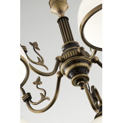Jupiter 624 - ZU 5 - ZEUS 5-light rod chandelier 5xE27/60W/230V