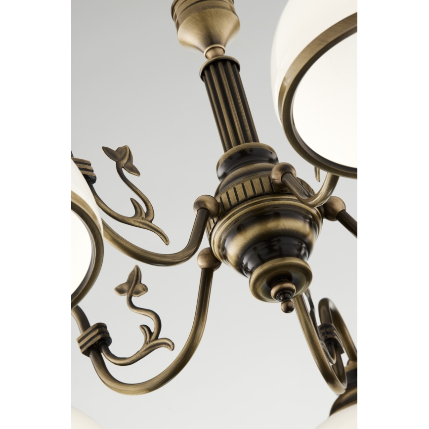 Jupiter 624 - ZU 5 - ZEUS 5-light rod chandelier 5xE27/60W/230V