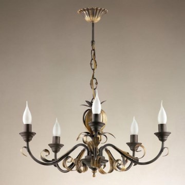 Jupiter 741 - LM 5 - Pendant chandelier on a chain LIMA 5xE14/40W/230V