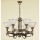 Jupiter 791 - FR 6 - Pendant chandelier FRYDERYK 6xE27/60W/230V