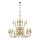 Jupiter 879 CE 21 - Pendant chandelier CEZAR II 21xE14/40W/230V brass matte