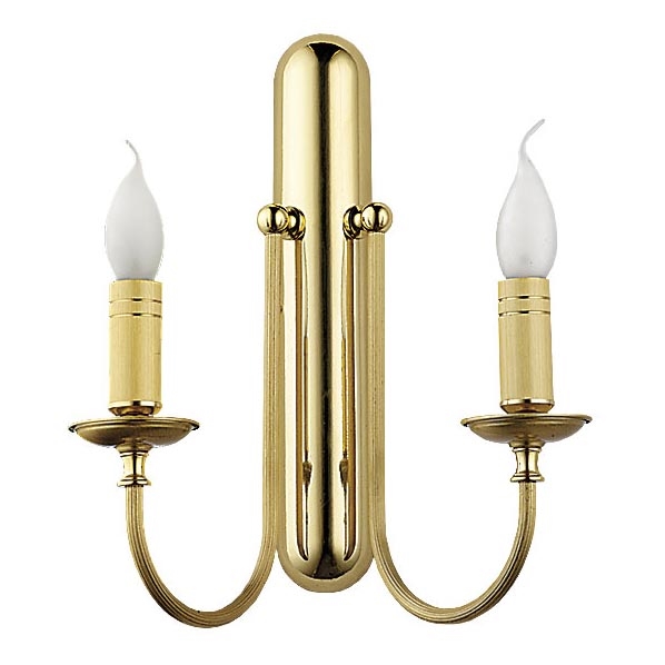 Jupiter 880-CEK2 - Wall light CEZAR 2xE14/40W/230V brass matte