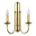 Jupiter 880-CEK2 - Wall light CEZAR 2xE14/40W/230V brass matte