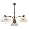 Jupiter - Replacement glass for chandelier MONTANA E27 white/bronze