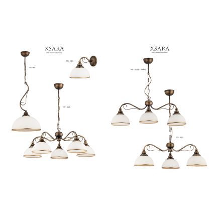 Jupiter XS3B - Pendant light XSARA 3xE27/60W/230V