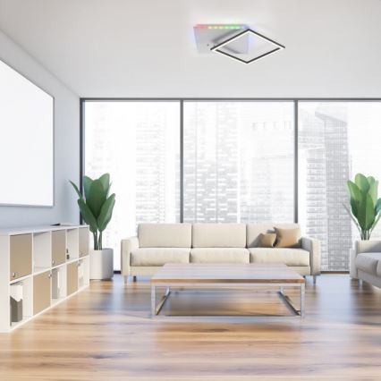 JUST LIGHT. 11327-95 - LED RGBW Dimmable ceiling light RENDA LED/31W/230V 2700-5000K + remote control