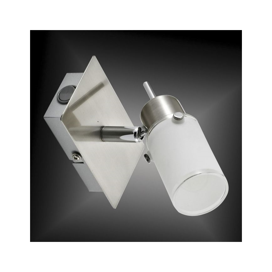 JUST LIGHT. 11931-55 - LED Wall spotlight MAX 1xGU10/4W/230V matte chrome