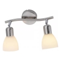 JUST LIGHT. 11952-55 - KARO spotlight 2xE14/40W/230V matte chrome