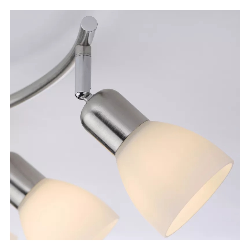 JUST LIGHT. 11952-55 - KARO spotlight 2xE14/40W/230V matte chrome