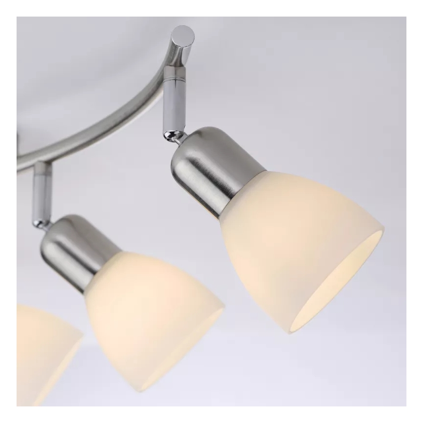 JUST LIGHT. 11953-55 - KARO spotlight 3xE14/40W/230V, matte chrome