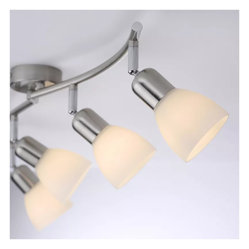 JUST LIGHT. 11954-55 - KARO spotlight 4xE14/40W/230V matte chrome