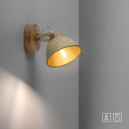 JUST LIGHT. 11981-39 - Wall spotlight SAMIA 1xE14/40W/230V