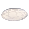 JUST LIGHT. 14009-16 - Dimmable LED ceiling light ART PLAFO LED/20W/230V 2700-6500K Ø 38 cm white + remote control