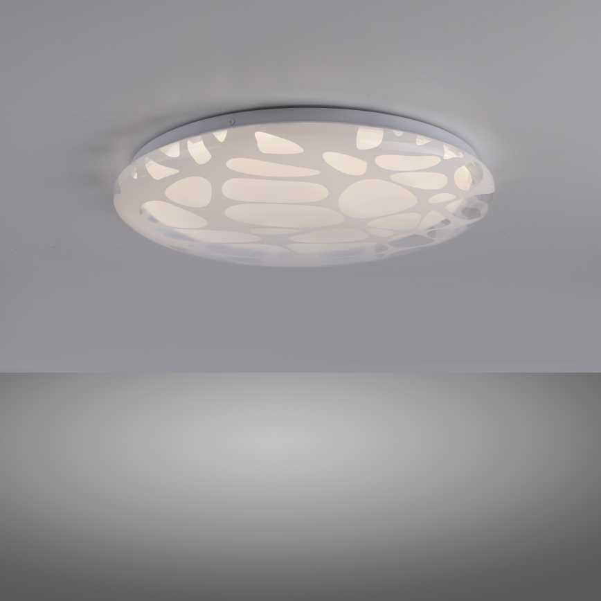 JUST LIGHT. 14009-16 - Dimmable LED ceiling light ART PLAFO LED/20W/230V 2700-6500K Ø 38 cm white + remote control
