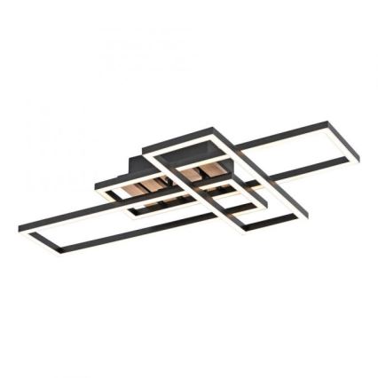 JUST LIGHT. 14051-79 - AKUSTIKA LED Ceiling Light LED/20.5W/230V Oak/Black