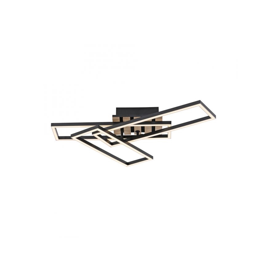 JUST LIGHT. 14051-79 - AKUSTIKA LED Ceiling Light LED/20.5W/230V Oak/Black