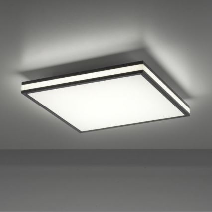 JUST LIGHT. 14110-18 - LED RGBW Dimmable ceiling light MARIO BLACK LED/19,5W/230V 2700-5000K + remote control
