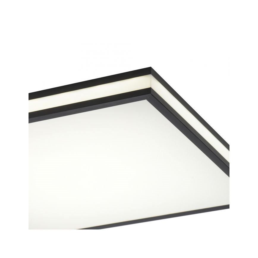 JUST LIGHT. 14110-18 - LED RGBW Dimmable ceiling light MARIO BLACK LED/19,5W/230V 2700-5000K + remote control