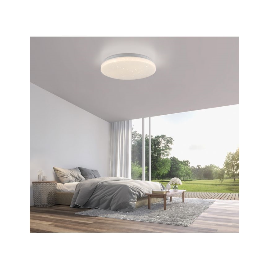JUST LIGHT. 14275-16 - LED Ceiling light URANUS LED/10W/230V d. 26 cm white