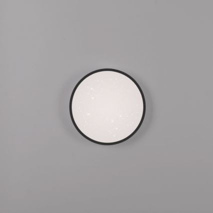 JUST LIGHT. 14293-18 - LED Dimmable ceiling light KYLE LED/10W/230V d. 28 cm black