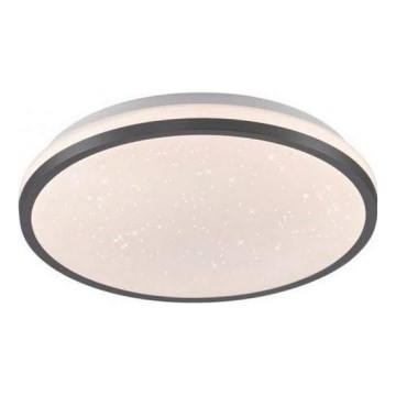 JUST LIGHT. 14293-18 - LED Dimmable ceiling light KYLE LED/10W/230V d. 28 cm black
