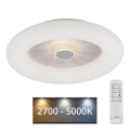 JUST LIGHT. 14383-16 - LED Dimmable ceiling light VERTIGO LED/26W/230V 2700-5000K white + remote control