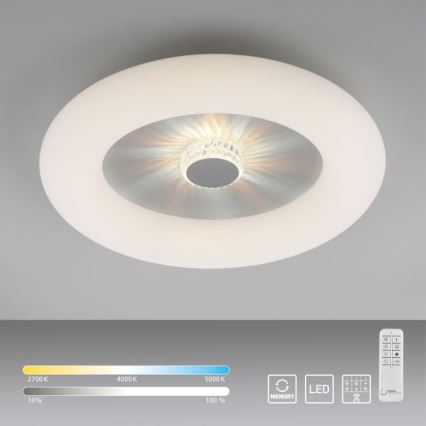 JUST LIGHT. 14383-16 - LED Dimmable ceiling light VERTIGO LED/26W/230V 2700-5000K white + remote control