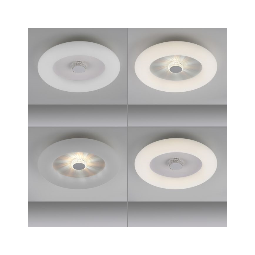 JUST LIGHT. 14383-16 - LED Dimmable ceiling light VERTIGO LED/26W/230V 2700-5000K white + remote control