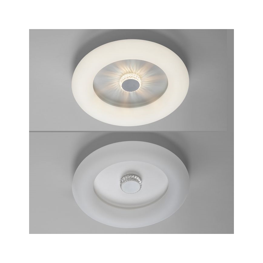 JUST LIGHT. 14383-16 - LED Dimmable ceiling light VERTIGO LED/26W/230V 2700-5000K white + remote control