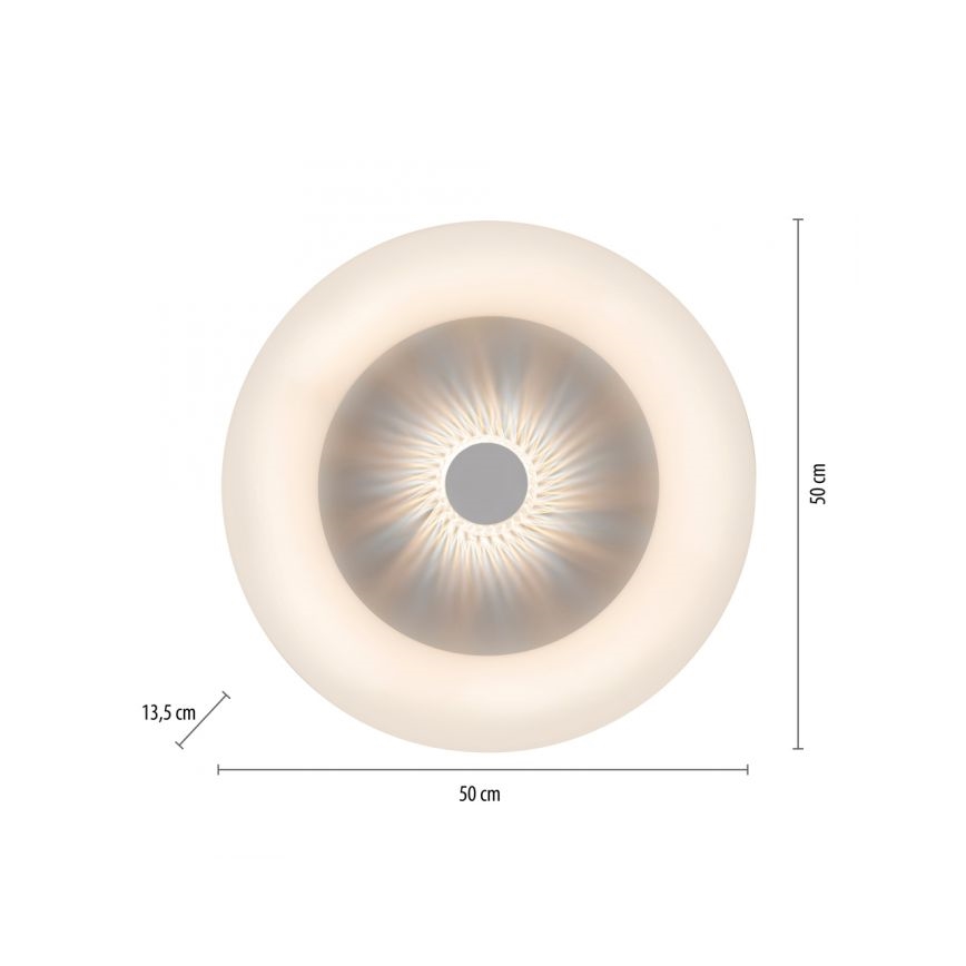 JUST LIGHT. 14383-16 - LED Dimmable ceiling light VERTIGO LED/26W/230V 2700-5000K white + remote control