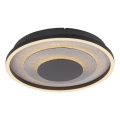 JUST LIGHT. 14409-21 - LED ceiling light GLITTY LED/22W/230V Ø 40 cm black