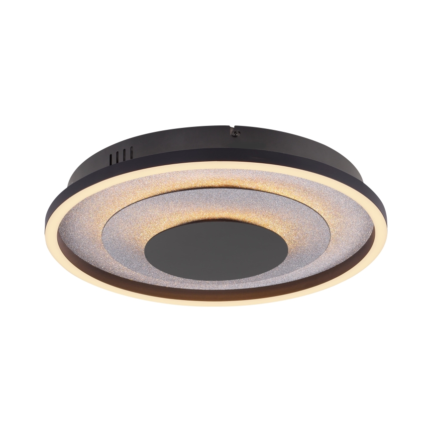 JUST LIGHT. 14409-21 - LED ceiling light GLITTY LED/22W/230V Ø 40 cm black