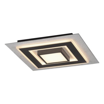 JUST LIGHT. 14439-21 - LED ceiling light CICHIO LED/18.5W/230V + LED/9W 40x40 cm black