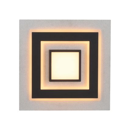JUST LIGHT. 14439-21 - LED ceiling light CICHIO LED/18.5W/230V + LED/9W 40x40 cm black