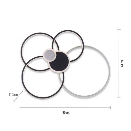 JUST LIGHT. 14549-18 - LED Ceiling light PAPILON LED/35W/230V