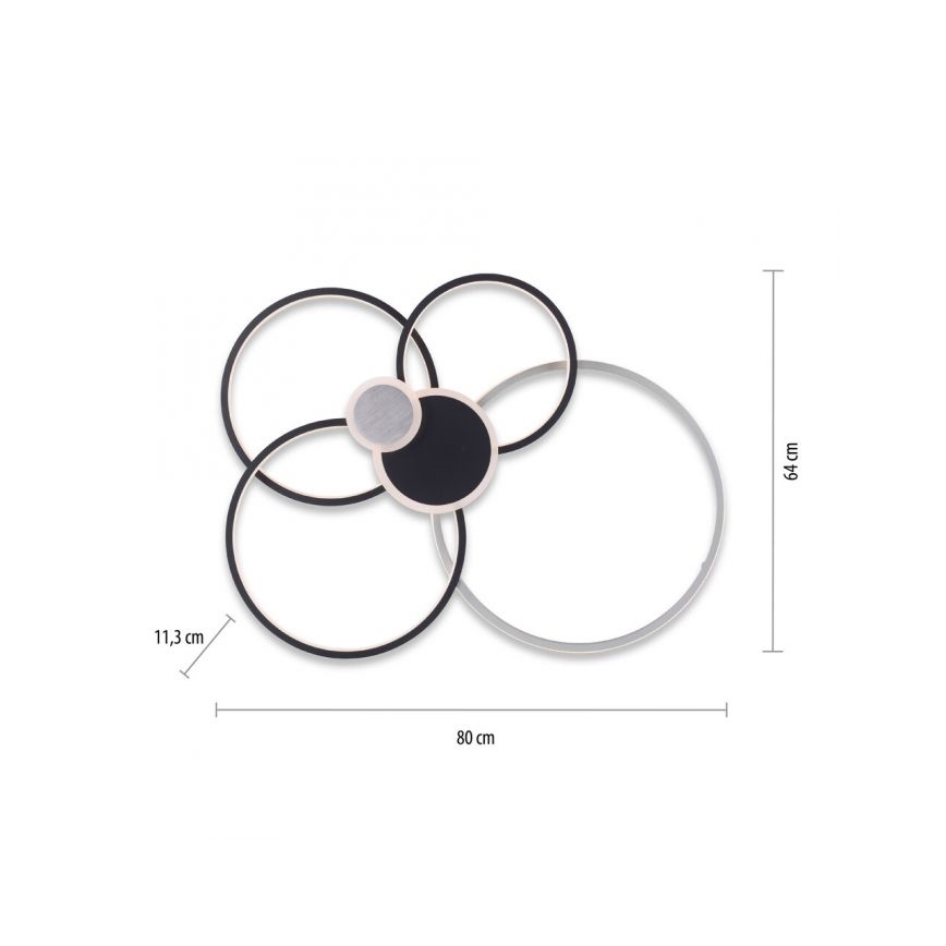 JUST LIGHT. 14549-18 - LED Ceiling light PAPILON LED/35W/230V