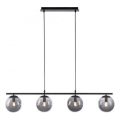 JUST LIGHT. 14604-18 - Chandelier on a string WIDOW 4xE14/25W/230V black